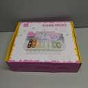 Kids Piano Musical Toys - 5 in 1 Wooden Music Instruments Montessori Toys for Baby Toddler, Sensory Toys with Drum Xylophone, Preschool Educational Toys, Birthday Gifts for Girls Boys Pink