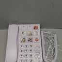 Uvital Big Button Phone for Seniors, Corded Landline Phone with 9 One-Touch Dialing Big Buttons, Hands-Free Calling, Loud Ringer, Easy to Use for Visually Impaired Telephone for Seniors