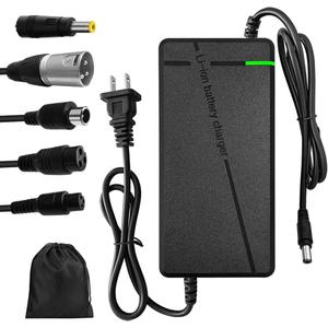 42V 3A/5A Charger Charging Speed is 100% Faster Than 1.5A and 50% Faster Than 2A,6 Plug Suitable for Various Lithium Batteries, Such as Lawn Mower and Wheelchair Lithium Batteries, etc. (3A-6 Plugs)