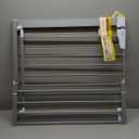 Cumbor 29.7-48" Baby Gate for Stairs, Mom's Choice Awards Winner-Dog Gates for Doorways, Auto Close Safety Pet Gate for Dogs Indoor, Easy Install Pressure Mounted Child Gate with Walk Thru Door, Gray