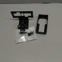 Anti Theft Ring Doorbell Mount - Renter Friendly Ring Doorbell Holder for Apartment Door - All Metal Ring Door Bracket Blink Doorbell Mount No Drill (Frosted Black)