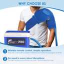 Cold Therapy Machine System with Programmable Timer Remote Control,Shoulder Ice Machine for Surgery Recovery,Large Shoulder Compression Pad,Quiet Pump, Strong Cryotherapy Pain Relief and Treatment