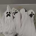 JOYIN 27.5" Halloween Hanging Ghosts Outdoor Decoration(4 Pack), Cute Flying Ghost for Halloween Front Yard Patio Lawn Garden Party Decor and Holiday Hanging Decorations