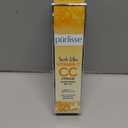 prlisse Youth Glow Vitamin C CC Cream with SPF 50 - Color Corrector Enriched with Sea Buckthorn, Vitamin C & Hyaluronic Acid - Boosts Radiance & Youthfulness - Paraben-Free - Light Medium (1.4 oz)