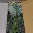 Serwalin 100 Pcs Mixed Artificial Eucalyptus Stems,Babys Breath Artificial Flowers Bulk with Faux Eucalyptus Leaves Greenery Stems for Wedding DIY Bouquets Floral Arrangement Home Decor