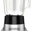 BLACK+DECKER BL1130SG FusionBlade Blender with 6-Cup Glass Jar, Silver