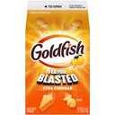 Goldfish Flavor Blasted Xtra Cheddar Cheese Crackers, 27.3 Oz Carton, BBD: 04/20/26
