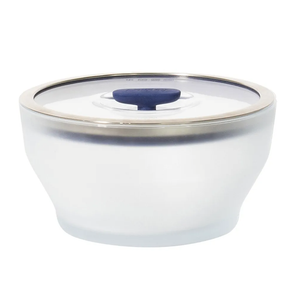 Anyday Cup Microwave Cookware & Glass Container with Glass Lid, Plastic-Free Deep Food Storage | Stackable Airtight Steamer with Vented Lid for Microwave-Safe Reheating, Steaming Vegetables & Rice