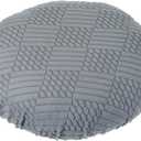 PATIKIL Stool Covers Round, Elastic Bar Stool Covers Washable Stool Cushion Slipcover Stretchy Bar Chair Seat Cover for 11-14 Inch Chair, Dark Grey