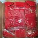 Iceyyyy 8 Pcs Large Christmas Bow-30.7" x 10.6" Christmas Golden Edged Red Velvet Bow-Christmas Tree Topper Ornament Bow for Xmas Home Wreath Decoration