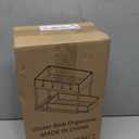 DEKAVA Under Sink Organizer 2 Pack, Bathroom Cabinet Organizer, 2 Tier Sliding Cabinet Basket Organizer Drawer, Multi-Purpose Bath Collection Baskets for Bathroom (Black)