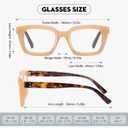 AABV Oversized Funky Reading Glasses for Women/Men Readers,Blue Light Blocking with Spring Hinges,Anti UV Ray/Glare/Eyestrain (4-pack Mix)