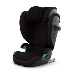 Cybex Solution G2 Folding High-Back Booster Seat - Lightweight, Travel-Friendly, Rigid Latch Installation, Linear Side-Impact Protection, Height Adjustable, Moon Black, EXP 2034/04/09