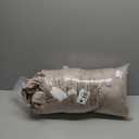 Litanika Light Coffee Comforter King Size, 3 Pieces Lightweight Solid Bedding Comforter Set, All Season Fluffy Bed Set (104x90In Comforter & 2 Pillowcases)