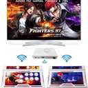 FVBADE[32000 Gamesin 1 78sPandora Box Arcade Game Console Bluetooth Function Compatible PC & Projector & TV,3D Games 4 Players Category Favorite List Save/Search/Hide/Pause/Delete Games