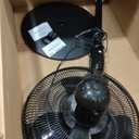 BLACK+DECKER 16 Inches Stand Fan with Pedestal Base, Height Adjustable Pedestal Fan with Remote and Touch Control Panel, Free Standing Fan with 90-Degree Oscillating and 3-Speed Settings, Black