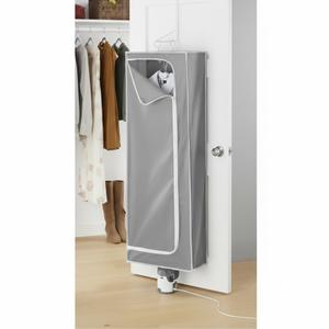 Whitmor Hanging Garment Steamer Bag 10x19x55inch, Grey