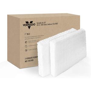 Vornado MD1-0034 Replacement Humidifier Wick (Pack of 2) , White