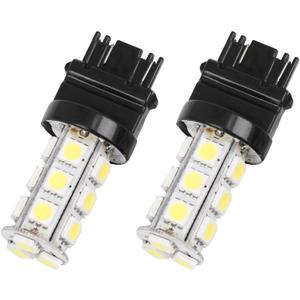 uxcell 2 Pcs 3156 18-5050-Surface Mount Device-LED Cool White Bulbs Car Tail Reverse Up Light Lamp 3157