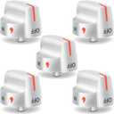 5 Pcs 5304509064 Knobs Replacement for Frigidaire Gas Stove Knobs, 5304509929 Replace Frigidaire Gas Range Stove Knobs with Part Number A067503, 4546390, FFGF3056TSA, FCFG3062A, GCRG302LAFA