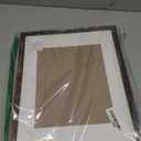 ENJOYBASICS 11x14 Picture Frame, Display Poster 8x10 with Mat or 11 x 14 Without, Wall Gallery Photo Frames, Brown, 2 Pack
