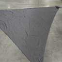 ASTEROUTDOOR Sun Shade Sail Triangle 16' x 16' x 22.64' UV Block Canopy for Patio Backyard Lawn Garden Outdoor Activities, Gray