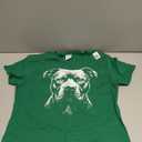 Pitbull Illustration Pit Bull T-Shirt Green S