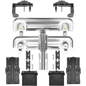 W10712394 Dishwasher Upper Rack Adjuster Metal Kit Compatible with Ken-more Whir-lpool by AMI PARTS - Replaces W10712394VP, AP5956100, W10350376, PS10064063