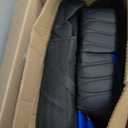 Skechers Memory Foam Car Seat Covers, Leather High Back Seat Covers Quilting Design,Waterproof Sports Car Seat Covers Full Sets,Airbag Compatible, Universal Fit for Most Cars, SUVs,Trucks,Blue