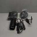 Hair Dryer, 150000RPM Ionic Blow Dryer - Fast Drying, Low Noise, Foldable Portable with Diffuser and Nozzle, Compact Mini for Women and Men, Home and Travel - Black