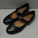 DREAM PAIRS Womens Ballet Mary Jane Flats, Comfortable Business Office Dress Shoes for Women Dressy and Work with Ankle Strap, Size 9.5, Black, SDFA2407W