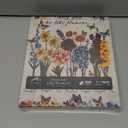 Flowers 1000 Piece Puzzles for Adults, PICKFORU Vintage Plant Floral Jigsaw Puzzles Butterfly, Challenging Hard Unique Inspirational Quotes Theme as Home Wall Decor