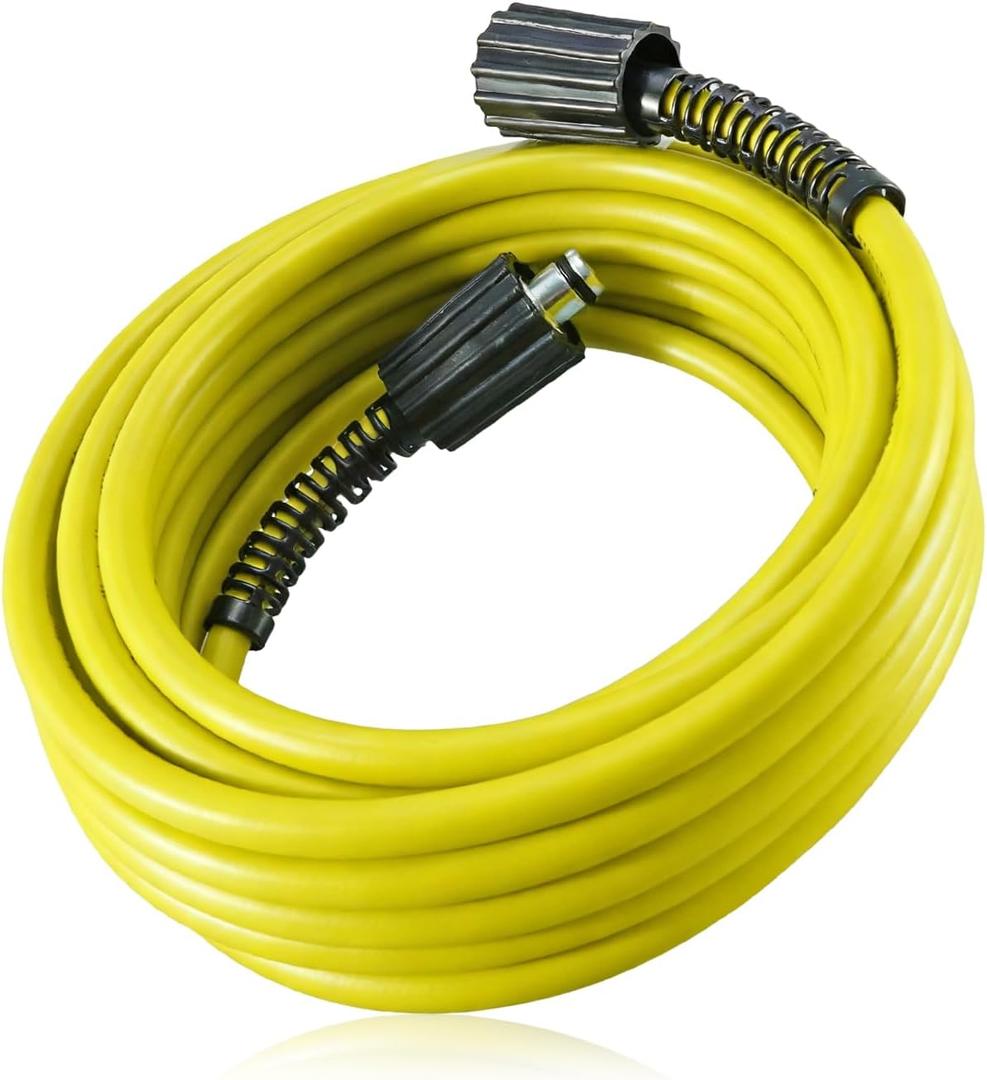 Pressure Washer Hose Compatible with Ryobi Power Washer, 35 FT x 1/4" Electric Washer Hose Replace RY31HPH01