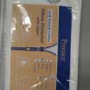 Precoco Pillow Cases King Size-100% Cotton Pillowcase Covers with Zipper Hidden, Breathable & Ultra Soft/Pillow Covers for Easy Care,2 Pack/White