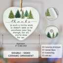 3 x Thank You Ornament 2025  Appreciation Gift for Coworkers, Boss, Teachers, Nurses, Moms, Thank You Friends Gifts, Cute Friendship Ornaments, Retirement Gift for Men Women