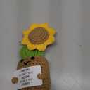 SOL VIBES Mothers Day Sunflower Crochet Gift for Women  Friendship Positive Plant Decor, Uplifting Thinking of You Encouragement Gift for Friend, Coworker, Sister, Mom, Teacher, Daughter