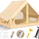 Loninak Inflatable Tents for Camping, Blow Up Tent with Hand Pump, 66 Square Large Easy Setup Inflatable Hot Tent