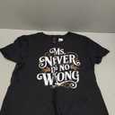 Ms Never Do No Wrong Funny Confident Quote T-Shirt Medium