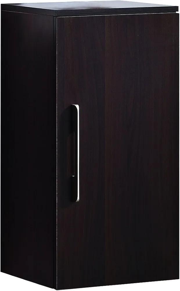 Dawn RESC131327-05 Wall Mounted Melamine and MDF Cabinet with Shelf Inside and with Door, Walnut Finish