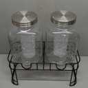 1 Gallon Glass Drink Dispensers For Parties 2PACK.Beverage Dispenser,Glass Drink Dispenser With Stand And Stainless Steel Spigot 100% Leakproof.Lemonade Dispenser With Ice Cylinder, Laundry Detergent