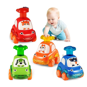 Baby Car Toys for One Year Old Boy Birthday Gift, Push and Go Cars for Toddlers 1-3 Newborn Infant 4pcs Vehicles Set for Kid 12-18 Months Toddler Toys First Birthday Gifts for 1-3 Year Old Boys Girls