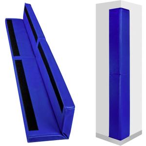 Wall Corner Guards & Edge Protector, Heavy Duty Wall Corner Protective Safety Padding, All-Weather 2 Sides Corner Pad for Gyms, Basketball Court, Playrooms, Garages,etc. (Blue, 6FT Tall 6in Sides)
