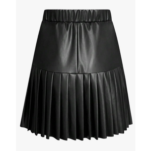 Women's Basic Mini Skirt Solid Color Pleated A-Line Skirt, Medium