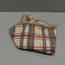 KOOLTAIL Dog Raincoat Hooded Slicker Poncho with Leash Hole, Raincoat for Small Medium Dogs, Waterproof Doggie Rain Jacket with Reflective Strip, Adjustable Breathable Plaid Puppy Rainwear-Beige M (Pack of 1)