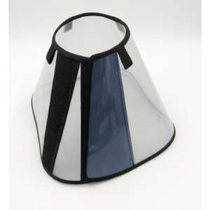 Dog Cone Collar Adjustable After Surgery, Comfortable Pet Recovery Collar & Cone for Large Medium Small Dogs, Elizabethan Dog Neck Collar Plastic Practical （L）