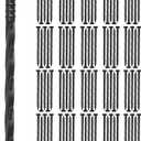 Gardzen 100 pcs Landscape Edging Anchoring Spikes, 6 inches Yard Lawn Paver Edging Stakes for Weed Barrier, Garden Fence, Artificial Turf