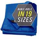 Large Waterproof Tarp - Heavy Duty 5 Mil Thick Poly Tarpaulin Ideal for Canopy Tents, Boats, RV or Pool Covers - Multipurpose Protective Tarps with Grommets for Indoor and Outdoor Use | 40' x 60'