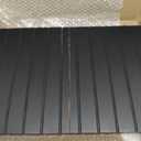 3 Tier Bamboo Shoe Rack Bench, 90cm Strip Pattern Stool, 35.43" x 11.02" x 17.72", Black