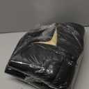 Leather Car Seat Cover, Breathable Rear Seat Bottom Cushion Pad Filling Bamboo Charcoal, Comfortable Anti-Slip Vehicle Long Bench Cover with Storage Pockets, Car Accessories (Black)