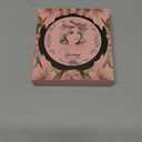 Benbilry Lighted Compact Travel Mirror with 3 Color Lights, 1X/3X Magnifying Ultra Slim Rechargeable Pocket Mirror for Purse, 2-Sided, Handheld, Folding, Portable, Black